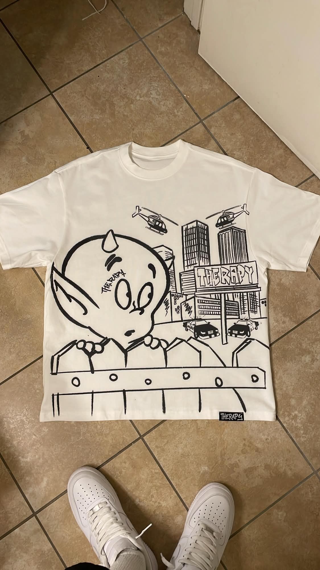 HIT THE CITY UP TEE