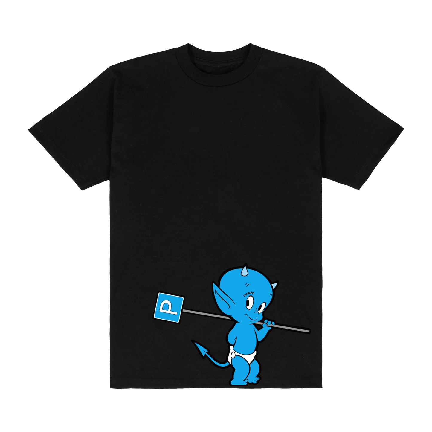 AZUL'S "KEEP IT P" TEE BLACK
